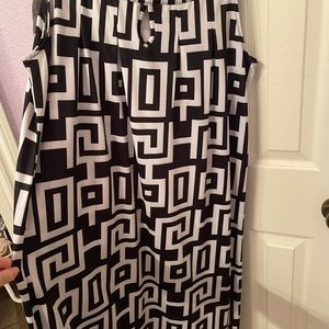 Black and white dress